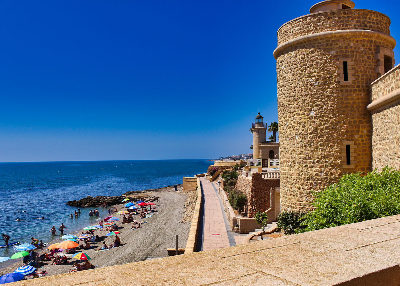 Burg Santa Ana in Roquetas de Mar-andalusien-entdecken